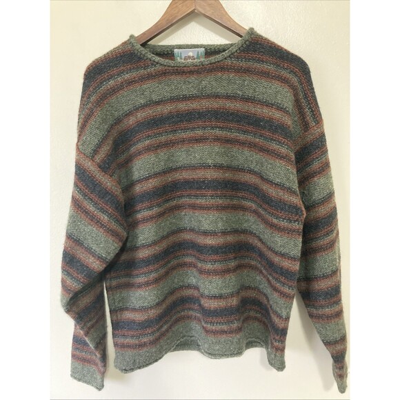 Vintage EMS EASTERN MOUNTAIN SPORTS KNIT WOOL SWEATER WOMEN’S MEDIUM - Picture 1 of 11